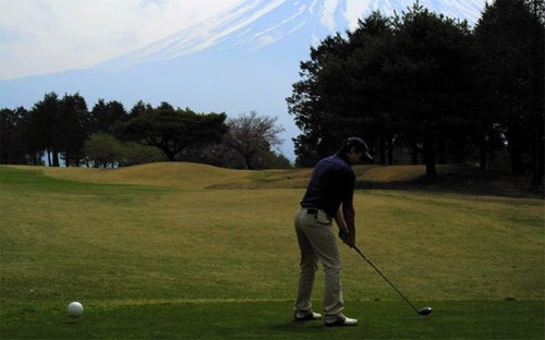 Một sân golf ở Nhật Bản.